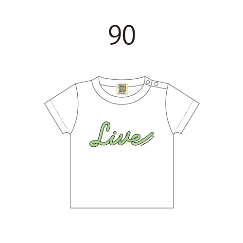 【通販限定】「LIVE」Tシャツ A　KIDS SIZE