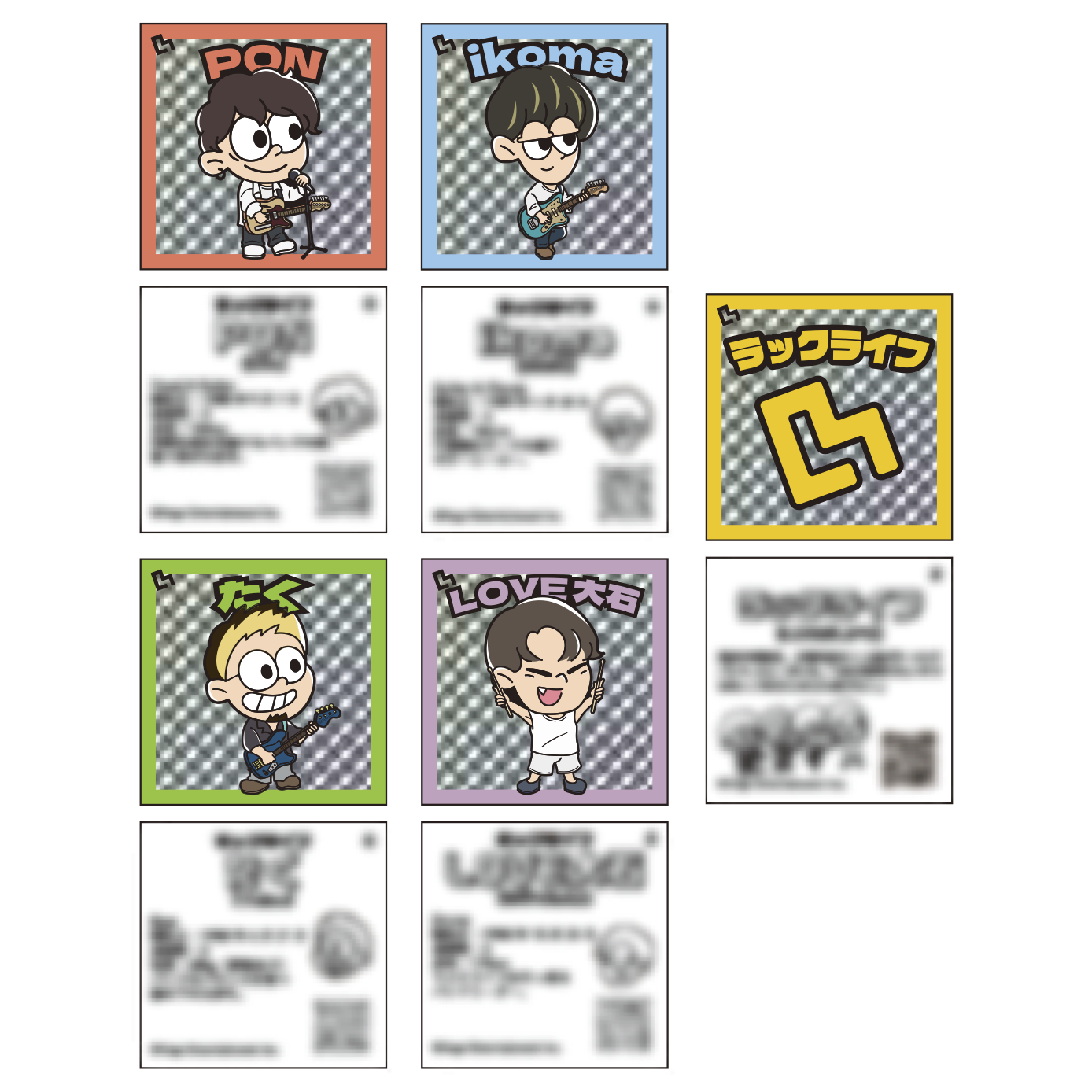 LUCKLIFE 2025 Autumn Collection ステッカーセット